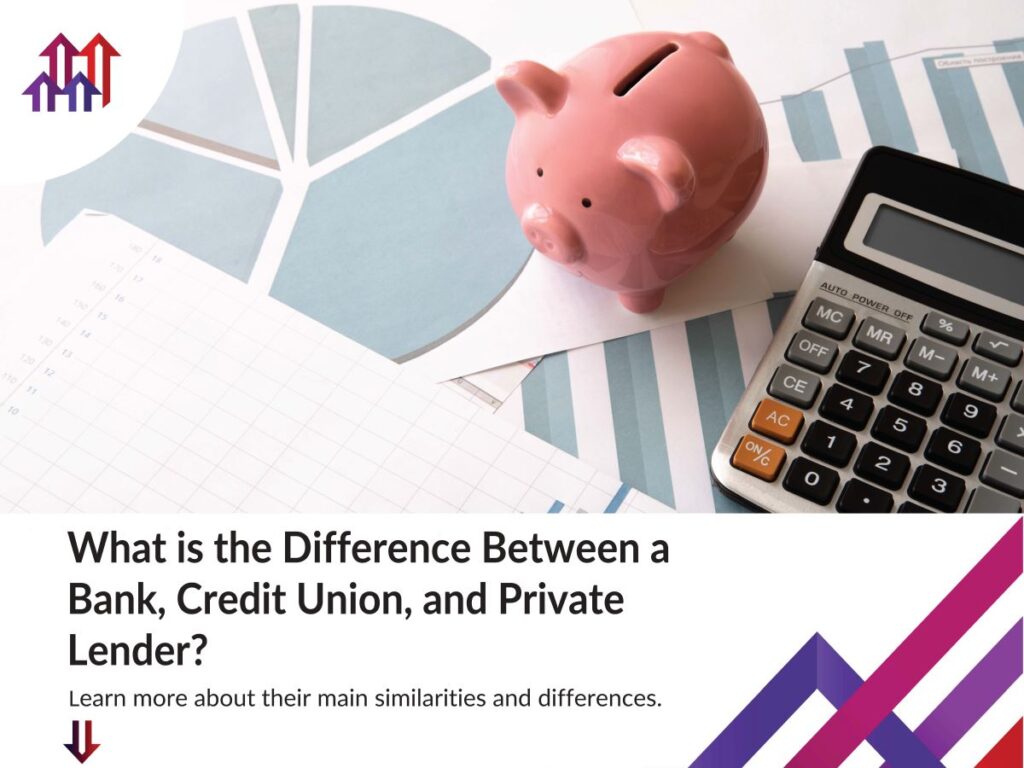 What Is The Difference Between A Bank, Credit Union, And Private Lender?